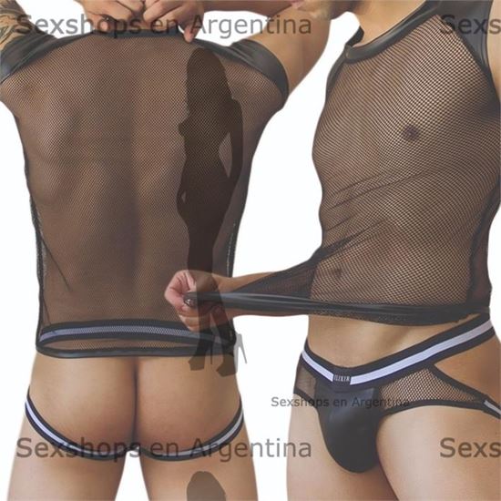 Remera manga larga de Red para hombre